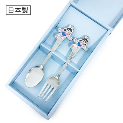 靜香 不鏽鋼餐具 湯匙 叉子 禮盒裝   