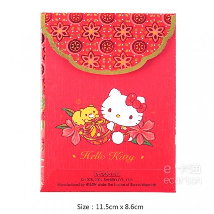 Hello Kitty 卡通紅包袋 (5入裝)
