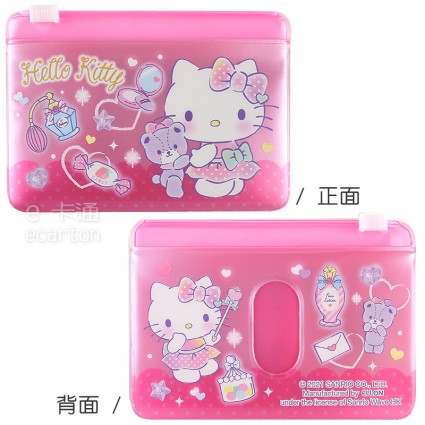 Hello Kitty 夾鏈式票卡夾 (跳舞)